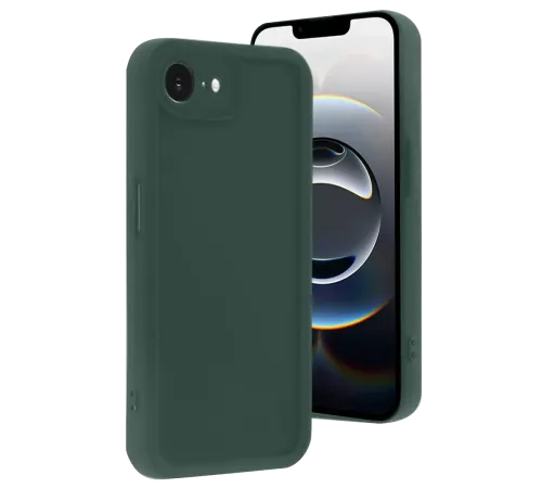 Apple iPhone 16E Kılıf Viera Silikon - Koyu Yeşil