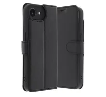 Apple iPhone 16E Kılıf Trend S Plus Kapaklı Kılıf - Siyah