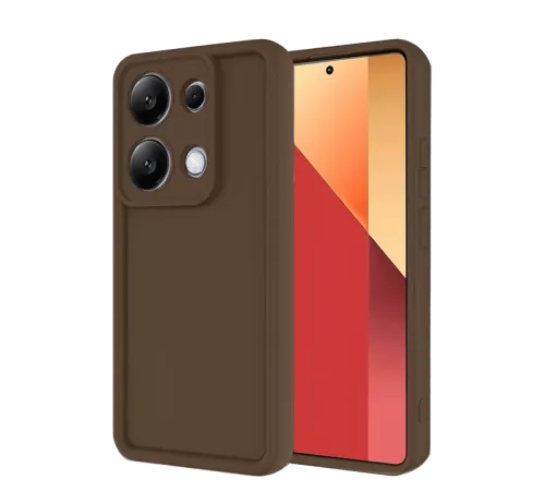 Redmi Note 13 Pro 4G Kılıf Viera Silikon - Kahverengi
