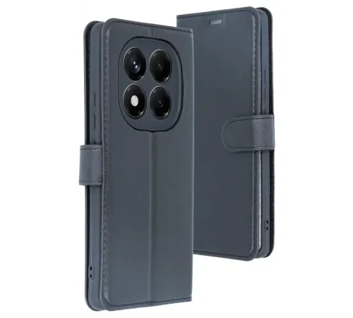 Redmi Note 14 4G Kılıf Trend S Plus Kapaklı Kılıf - Siyah