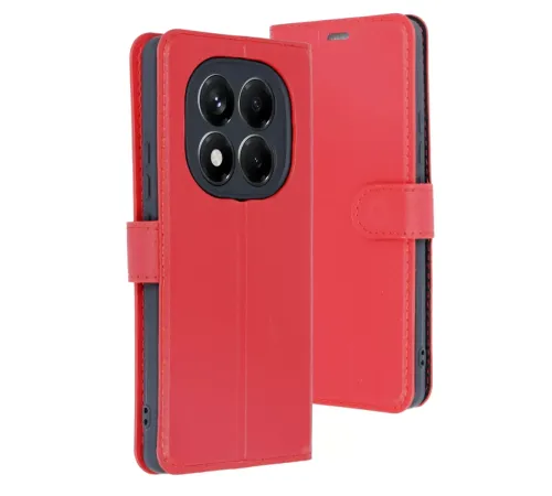 Redmi Note 14 4G Kılıf Trend S Plus Kapaklı Kılıf - Kırmızı