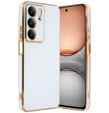 Realme C75 4G Kılıf Volet Silikon - Beyaz