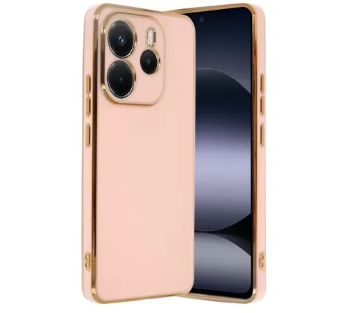 Redmi Note 14 4G Kılıf Volet Silikon - Pembe