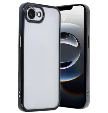 Apple iPhone 16E Kılıf Lensli Silikon - Siyah