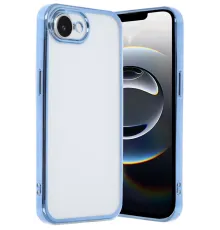 Apple iPhone 16E Kılıf Lensli Silikon - Açık Mavi