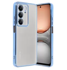 Realme C75 4G Kılıf Lensli Silikon - Açık Mavi