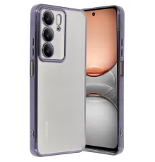 Realme C75 4G Kılıf Lensli Silikon - Mor