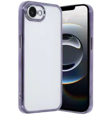 Apple iPhone 16E Kılıf Lensli Silikon - Mor