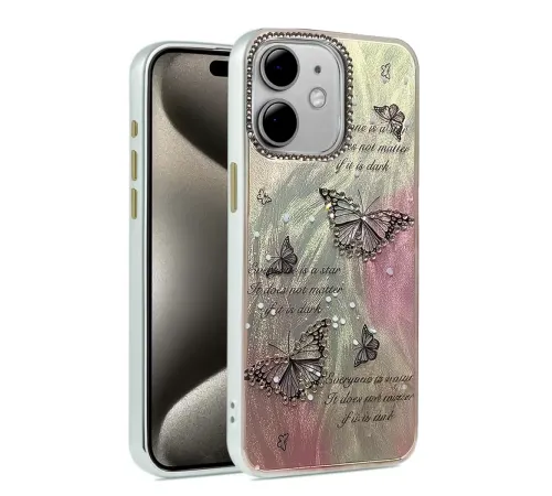 Apple iPhone 11 Kılıf Blade Aynalı Desenli Kapak - Desen 6