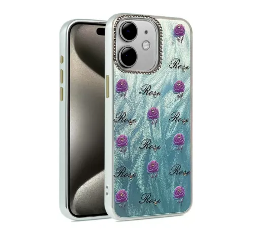 Apple iPhone 11 Kılıf Blade Aynalı Desenli Kapak - Desen 9