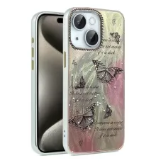 Apple iPhone 14 Kılıf Blade Aynalı Desenli Kapak - Desen 6
