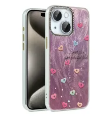 Apple iPhone 14 Kılıf Blade Aynalı Desenli Kapak - Desen 8