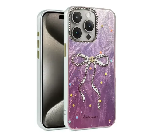 Apple iPhone 15 Pro Kılıf Blade Aynalı Desenli Kapak - Desen 1