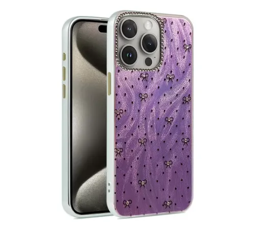 Apple iPhone 15 Pro Kılıf Blade Aynalı Desenli Kapak - Desen 2