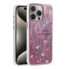 Apple iPhone 15 Pro Kılıf Blade Aynalı Desenli Kapak - Desen 8