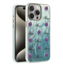 Apple iPhone 15 Pro Kılıf Blade Aynalı Desenli Kapak - Desen 9
