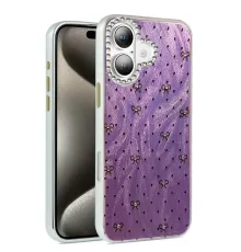 Apple iPhone 16 Kılıf Blade Aynalı Desenli Kapak - Desen 2