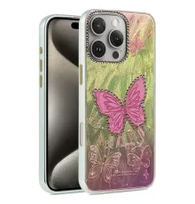 Apple iPhone 16 Pro Max Kılıf Blade Aynalı Desenli Kapak - Desen 5