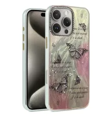 Apple iPhone 16 Pro Max Kılıf Blade Aynalı Desenli Kapak - Desen 6