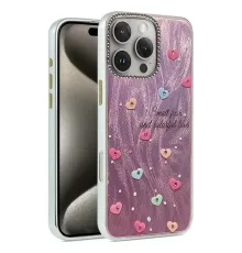 Apple iPhone 16 Pro Max Kılıf Blade Aynalı Desenli Kapak - Desen 8