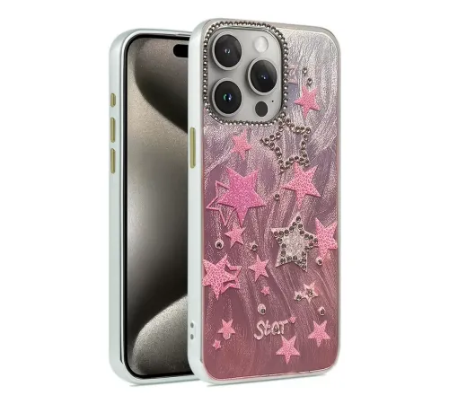 Apple iPhone 14 Pro Kılıf Blade Aynalı Desenli Kapak - Desen 7