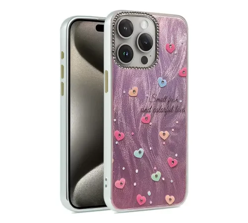 Apple iPhone 14 Pro Kılıf Blade Aynalı Desenli Kapak - Desen 8