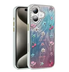 Apple iPhone 16 Plus Kılıf Blade Aynalı Desenli Kapak - Desen 4