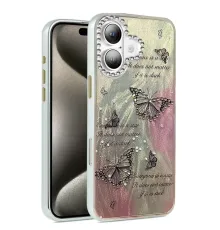 Apple iPhone 16 Plus Kılıf Blade Aynalı Desenli Kapak - Desen 6