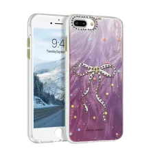 Apple iPhone 7 Plus Kılıf Blade Aynalı Desenli Kapak - Desen 1