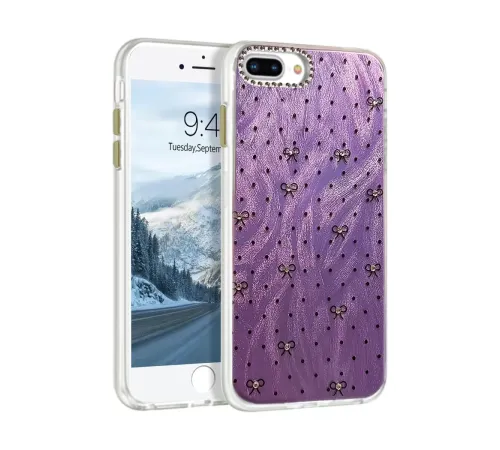 Apple iPhone 7 Plus Kılıf Blade Aynalı Desenli Kapak - Desen 2