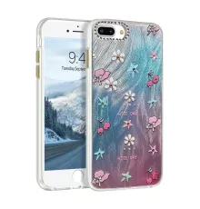 Apple iPhone 7 Plus Kılıf Blade Aynalı Desenli Kapak - Desen 4
