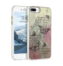 Apple iPhone 7 Plus Kılıf Blade Aynalı Desenli Kapak - Desen 6
