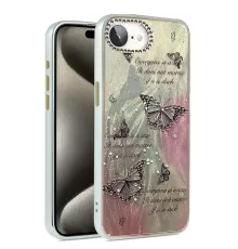 Apple iPhone 16E Kılıf Blade Aynalı Desenli Kapak - Desen 6
