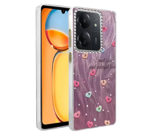 Redmi 13C Kılıf Blade Aynalı Desenli Kapak - Desen 8