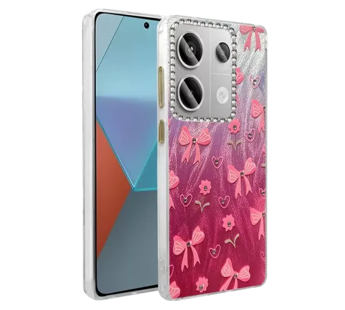 Redmi Note 13 Pro 4G Kılıf Blade Aynalı Desenli Kapak - Desen 3