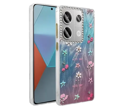 Redmi Note 13 Pro 4G Kılıf Blade Aynalı Desenli Kapak - Desen 4