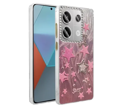Redmi Note 13 Pro 4G Kılıf Blade Aynalı Desenli Kapak - Desen 7