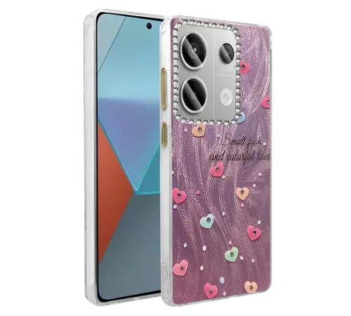 Redmi Note 13 Pro 4G Kılıf Blade Aynalı Desenli Kapak - Desen 8
