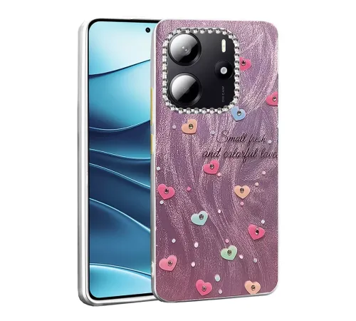 Redmi Note 14 4G Kılıf Blade Aynalı Desenli Kapak - Desen 8