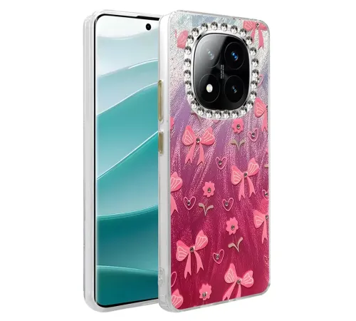 Redmi Note 14 Pro 4G Kılıf Blade Aynalı Desenli Kapak - Desen 3