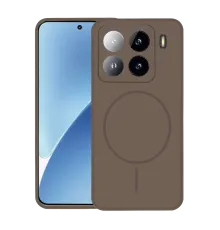 Mi 15 Pro Kılıf Jully Magsafe Kapak - Kahverengi