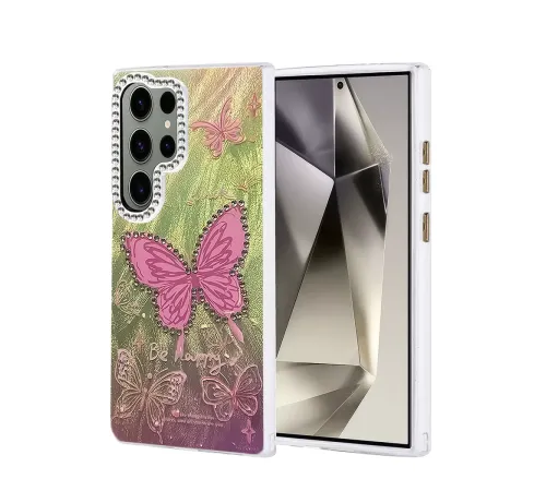 Samsung Galaxy S24 Ultra Kılıf Blade Aynalı Desenli Kapak - Desen 5