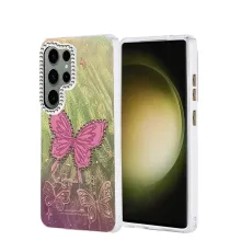 Samsung Galaxy S25 Ultra Kılıf Blade Aynalı Desenli Kapak - Desen 5