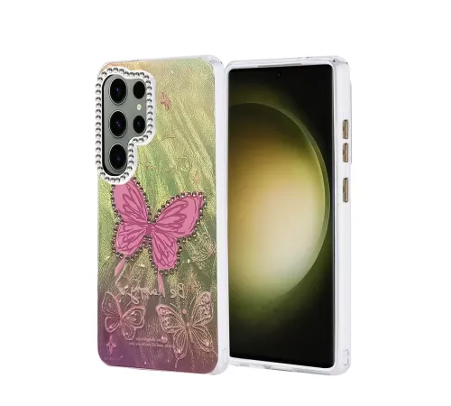 Samsung Galaxy S25 Ultra Kılıf Blade Aynalı Desenli Kapak - Desen 5