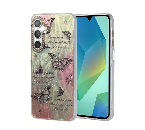 Samsung Galaxy S25 Kılıf Blade Aynalı Desenli Kapak - Desen 6