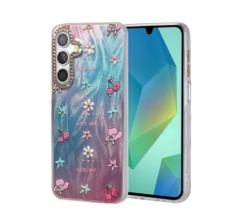 Samsung Galaxy A15 4G Kılıf Blade Aynalı Desenli Kapak - Desen 4
