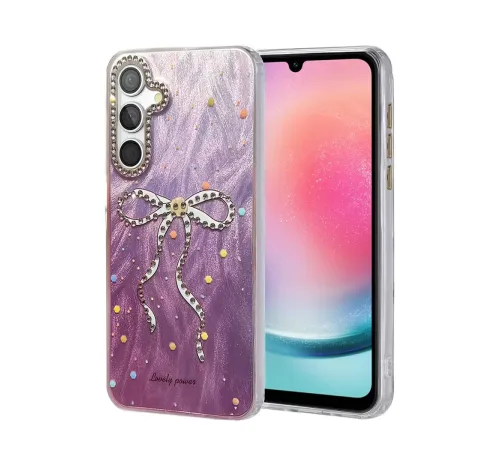 Samsung Galaxy A24 4G Kılıf Blade Aynalı Desenli Kapak - Desen 1