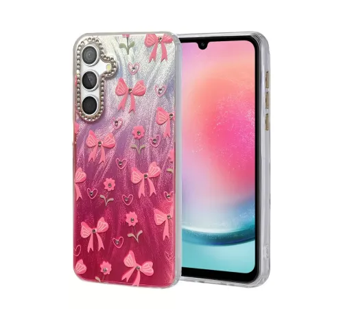 Samsung Galaxy A24 4G Kılıf Blade Aynalı Desenli Kapak - Desen 3