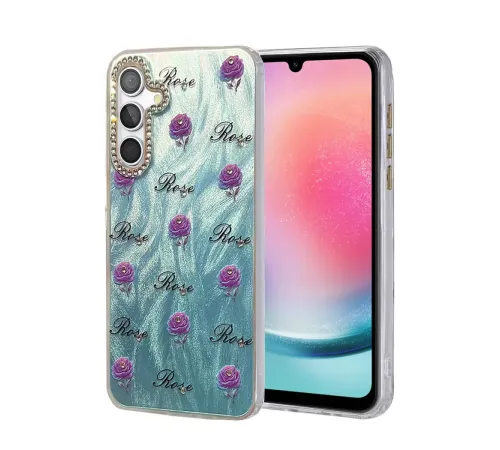 Samsung Galaxy A24 4G Kılıf Blade Aynalı Desenli Kapak - Desen 9