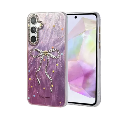 Samsung Galaxy A35 5G Kılıf Blade Aynalı Desenli Kapak - Desen 1